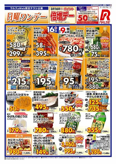 WEB限定!日曜ワンデー3/16号