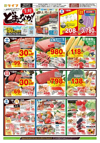 7/18号 生鮮どまんなか!