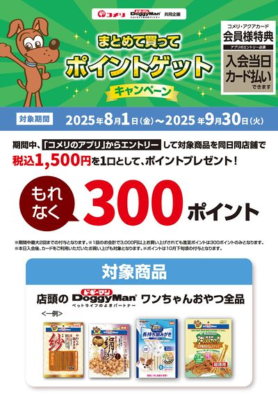 ドギーマン まとめて買ってポイントゲットキャンペーン