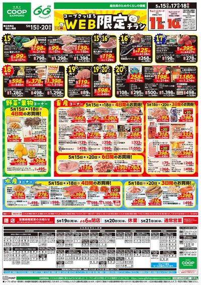 5/15号 WEB限定チラシ