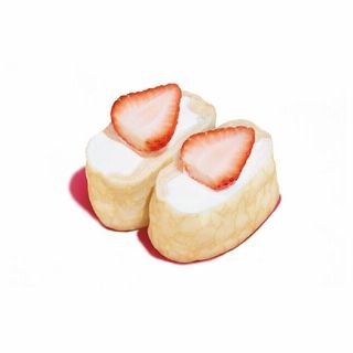 もちっと食感 いちごのクレープ