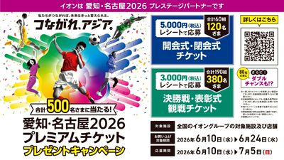 6/10~6/24 ツルハ アジア競技大会チケットプレゼント企画
