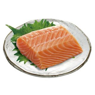 サーモンブロック刺身用 100g当り