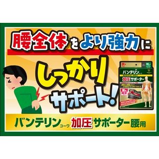バンテリンサポーター 加圧腰用固定タイプM ブラック