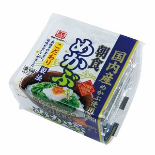 中川食品 国産朝食味付めかぶ 3個組