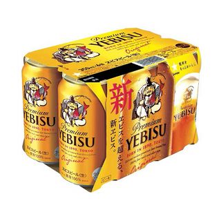 サッポロ エビス生ビール6缶パック(350ml×6)
