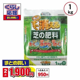 まいてすぐ消える芝の肥料