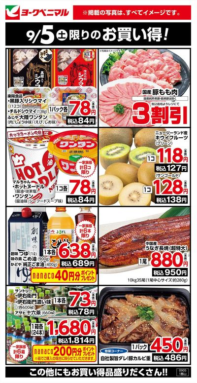 9/5限りのお買い得!