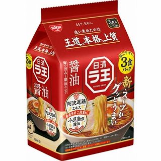 日清 ラ王醤油 3食パック