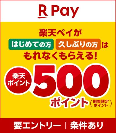 楽天Pay デビュー施策!