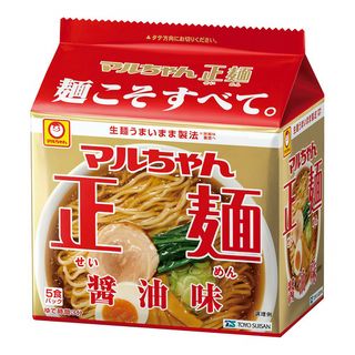 個数制限あり マルちゃん 正麺 醤油味 5食入