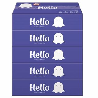 ハローコンパクトボックスティシュ 150W×5個パック