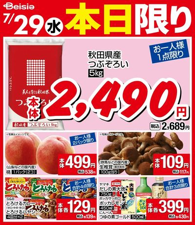 7/29限りのお買い得!