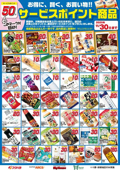 11月サービスポイント商品
