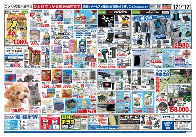 コメリパワー 7/17号 夏本番を楽しもう! ウラ