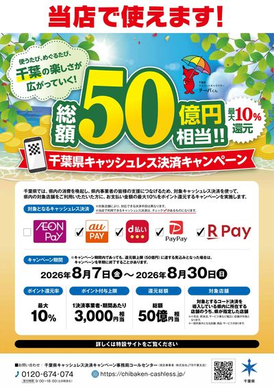 千葉県キャッシュレスキャンペーン