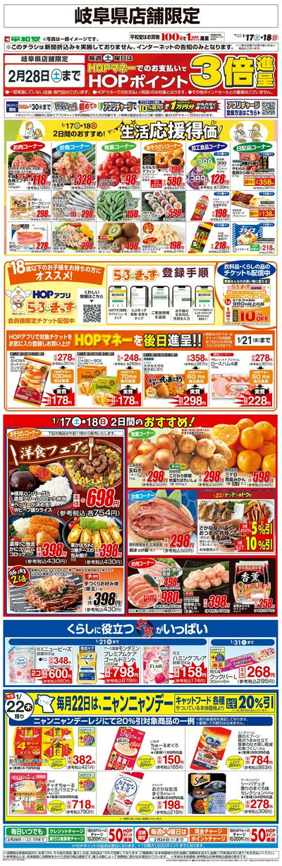 WEB限定 1/17(土)~生活応援得価2日間のおすすめ