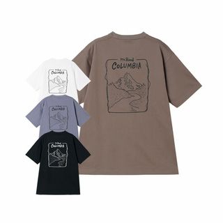 メンズ スリーピービュートグラフィックショートスリーブTシャツ