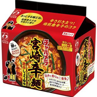 明星 チャルメラ 宮崎辛麺 5食パック