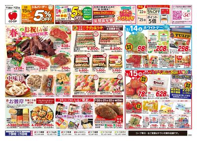 チラシ「春のお彼岸」セール