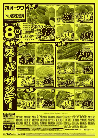 3月8日週末:おもて