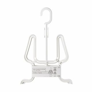 吊るしても立たせても干せるシューズハンガー