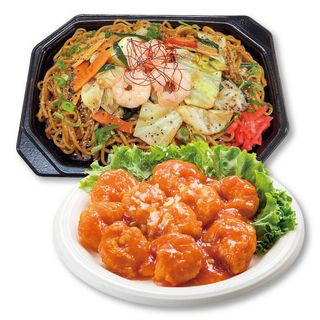 中華惣菜×焼きそば 組み合わせ自由