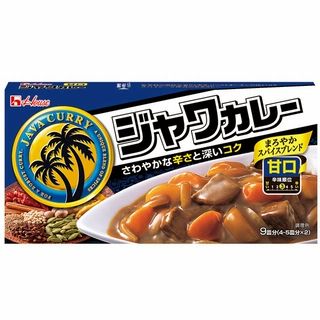 ハウス ジャワカレー甘口 185g