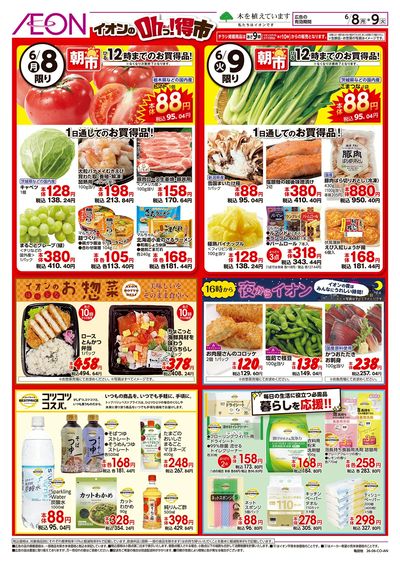 6/8号 イオンのトクイチ:裏面