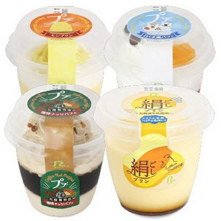 プチ(モンブラン/白くま風パフェ/丸福珈琲店の珈琲ナッツパフェ)/絹ごしプリン