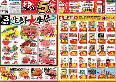 6月3日開始チラシ:表