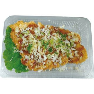 生姜とにんにく香る油淋鶏