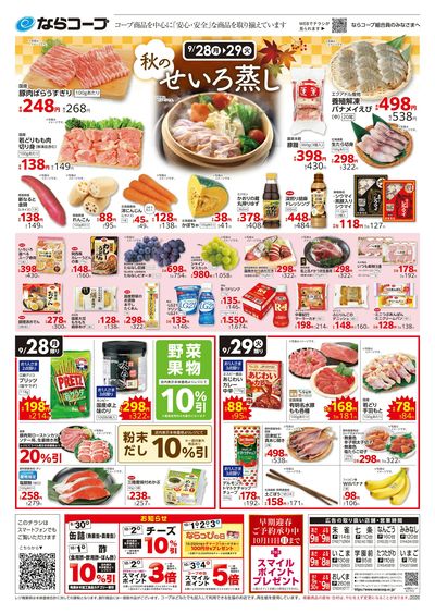 9月28日~9月29日チラシ裏