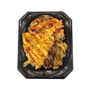 海老と鱚の野菜天丼