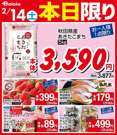 2/14限りのお買い得!