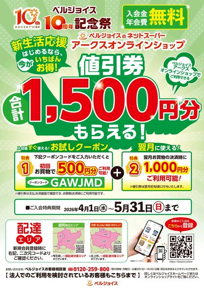 ネットスーパー限定チラシ