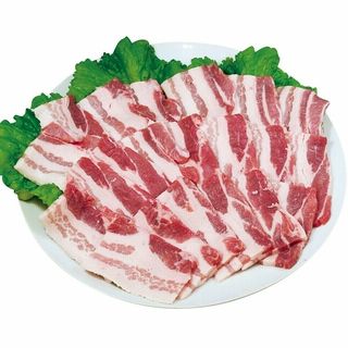 国産 豚バラ焼肉用 100g当り