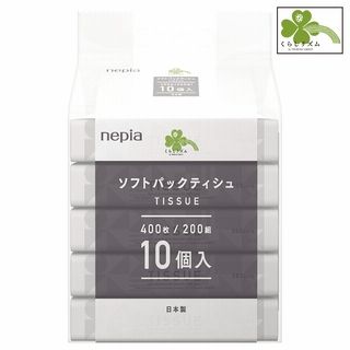 ネピアソフトパックティシュ 200W×10個入