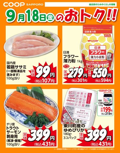 9月18日お買得品