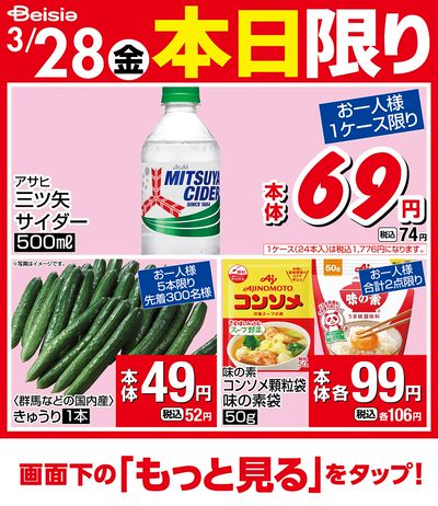3/28限りのお買い得!
