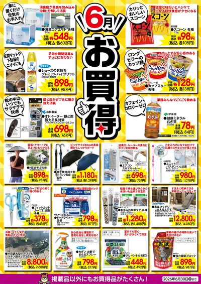 6月のお買得!