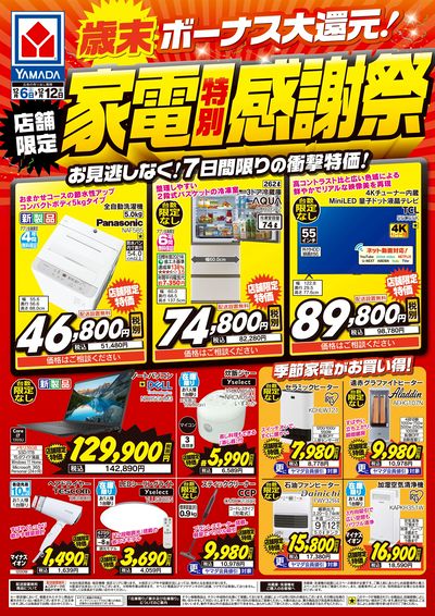 店舗限定 家電特別感謝祭