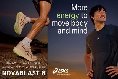 【アシックス NOVABLAST 6 日々のランにもっとはずみを】