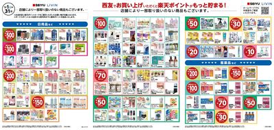 3月楽天ポイントチラシ:ウラ