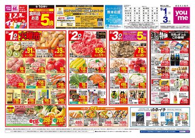9/1号 イズミデーチラシ オモテ