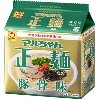 東洋水産 マルちゃん正麺豚骨味 5食パック
