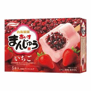 丸永製菓 あいすまんじゅう いちご 5本入