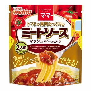 お1人様2点限り ママー トマト果肉たっぷりミートソースマッシュ入 2人前