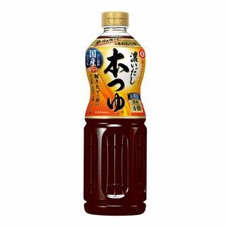 お1人様2点限り キッコーマン 濃いだし本つゆ 1000ml