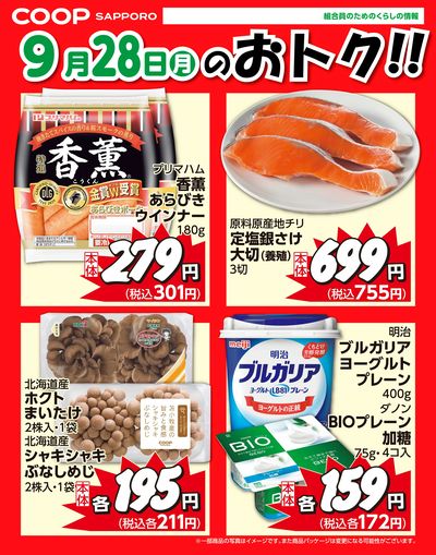 9月28日お買得品